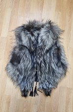 LUXUS Damen Echte Fuchs Pelz