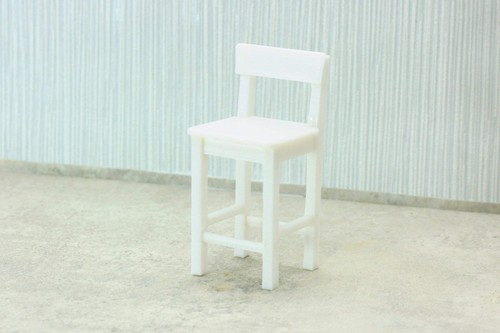 Kitchen stool dollhouse - stool,