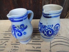 2 x alter Mostkrug Salzglasur