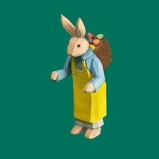 Osterdekoration Osterhase gelb