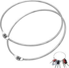 2 Stück Warenring Groß Schlüsselring,150mm Durchmesser Multifunktional schlüssel