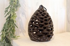 Windlicht Tannenzapfen groß