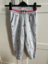 JOGGINGHOSE - MINI BODEN - GRÖSSE 116 - GRAU - STICKEREI