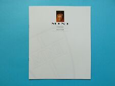 Prospekt / Katalog / Brochure Mini Cooper und Mini Mayfair - 09/94