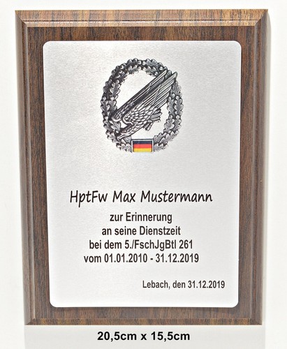 Bundeswehr erinnerungstafel - bundeswehr,