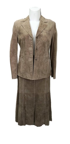 Damen leder kostüm blazer - damen,