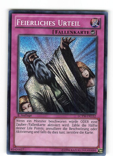 Yugioh feierliches urteil - feierliches,