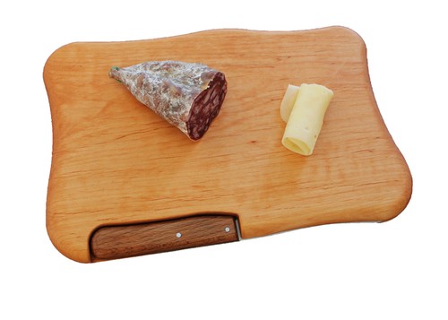 Frühstückbrett mit messer - frühstückbrett,