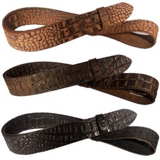 Kroko Reptil Ledergürtel