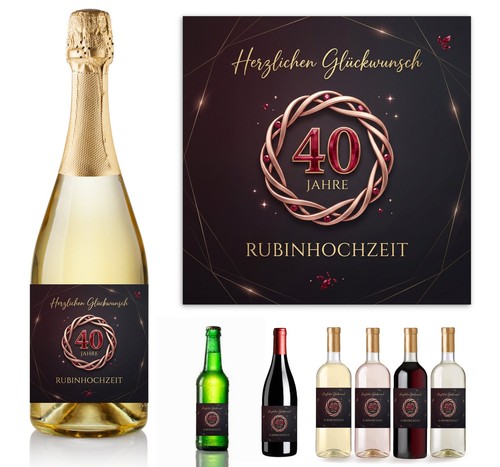 Aufkleber flaschenetikett - 1,