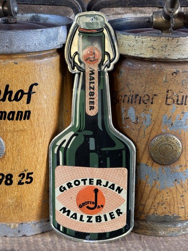 Blechschild groterjan malzbier - groterjan,