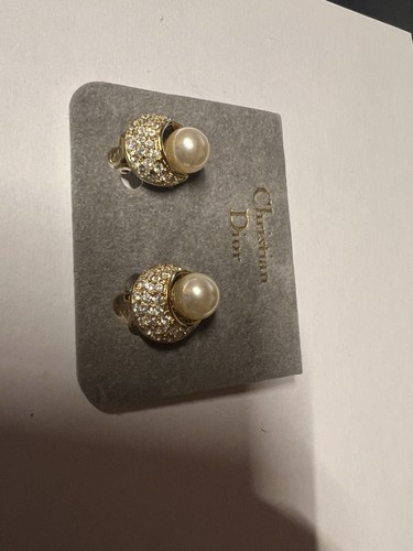 Dior ohrringe goldfarben perle - ohrringe,