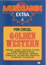 Orgel Akkordeon Noten   Golden Western