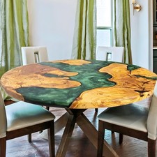 Runde Couchtischplatte nach