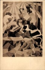Künstler Ak Gino Severini, Die Modistin, Gemälde der Futuristen,... - 11452510