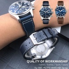 Echt Leder Uhrenarmband passend für IWC Fliegeruhr IW3777 PORTOFINO Mark 18