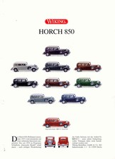 Wiking Werbeseite HORCH 850
