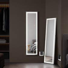 Wandspiegel Ganzkörperspiegel 3 Farben mit LED Flurspiegel Standspiegel Flur 150