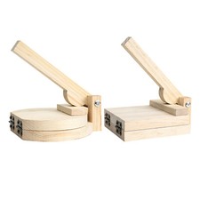 Holz Tortilla Paste Presse  Presser Gyoza Pizza Maker Backen Gadget