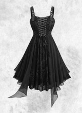 Neu schwarz Gothic Korsett