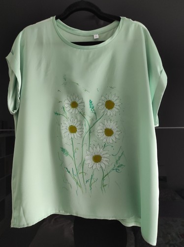 Satinshirt maigrün - satinshirt,, gr.44,