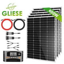 120W 360W 600W Solaranlage Komplettpaket Inselanlage Garten Solarmodul Wohnmobil