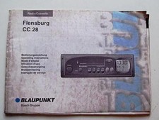 Betriebsanleitung bedienungsanleitung Auto RADIO Blaupunkt Flensburg CC 28 Bosch
