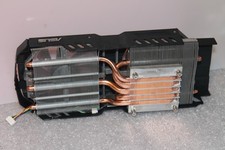 Fan aus Geforce GTX580 ASUS Direct CUII Heatsink Lüfter GPU - 5-Pin - Heatpipes