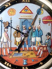 FREIMAURER TISCHUHR +