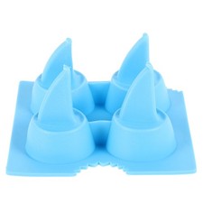  Neuheit Shark Fin Shaped Soft Ice Tray Eismaschine Pudding Mold Maker