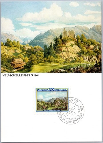 Liechtenstein maximumkarte - liechtenstein,