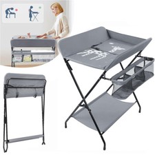 Baby Wickeltisch Klappbar Wickelkombination Kinder Wickelkommode Wickelregal