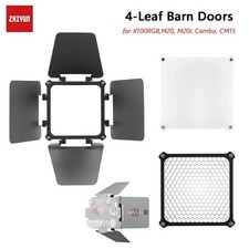 Studio Strobe Bowens mount Barn Door+ Honeycomb Grid für ZHIYUN M20 M20C