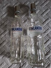 Finlandia Vodka 1x 1Liter, 1x  0,7 Liter leere Flaschen gebraucht