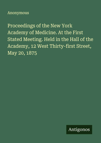 Anonymous proceedings of the - |,