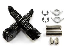 Fußrasten Paar vorne schwarz für Kawasaki ER 6 ER 6 Z1000  800 Z 750 ZX-6 ZX9 10