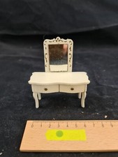 Schminktisch Spiegeltisch Waschtisch Kommode Spiegel alt Puppenstube Lundby