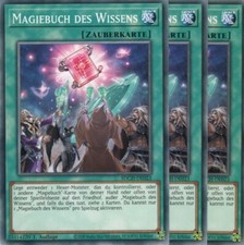yugioh 3x Magiebuch des Wissens SDCH-DE023 COMMON 1AUFLAGE DEUTSCH