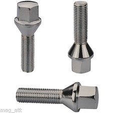 8 10 16 20 CHROM M14x1,5 Radschrauben Radbolzen Kegelbund 60° Kegel div. Längen