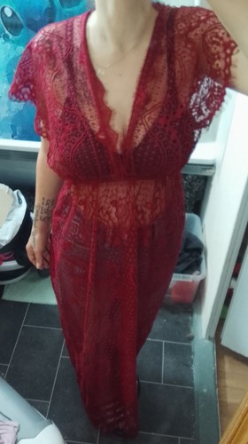 Damen kleid rot - h&m,