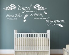 Wandtattoo Engel kann man