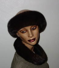 Nerz Pelz Stirnband Echtfell