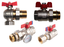 Kugelhahn Eckkugelhahn Kugelventil mit Thermometer