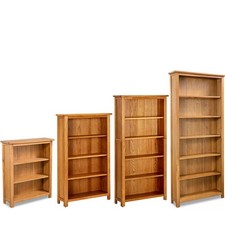 Bücherregal Massivholz Eiche