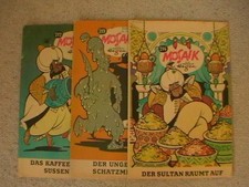 mosaik digedags  18 Hefte  Orient-Serie sowie Nachauflage   Nr.:  212 - Nr.: 229