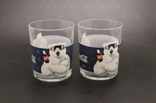 Coca cola mit eisbär glas - glas,