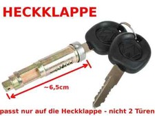 HECKKLAPPE -- SCHLOSSEINSATZ
