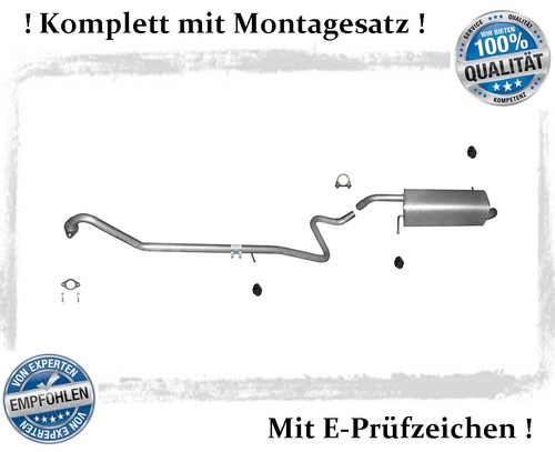 Auspuffanlage ford fiesta - auspuffanlage,