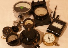 WERKSTATTFUND KONVOLUT MANOMETER OHM VOLT DRUCK AMPER INSTRUMENT ANZEIGE MESS