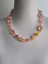 Designer Kette Barock Perlen Münzen Unikat